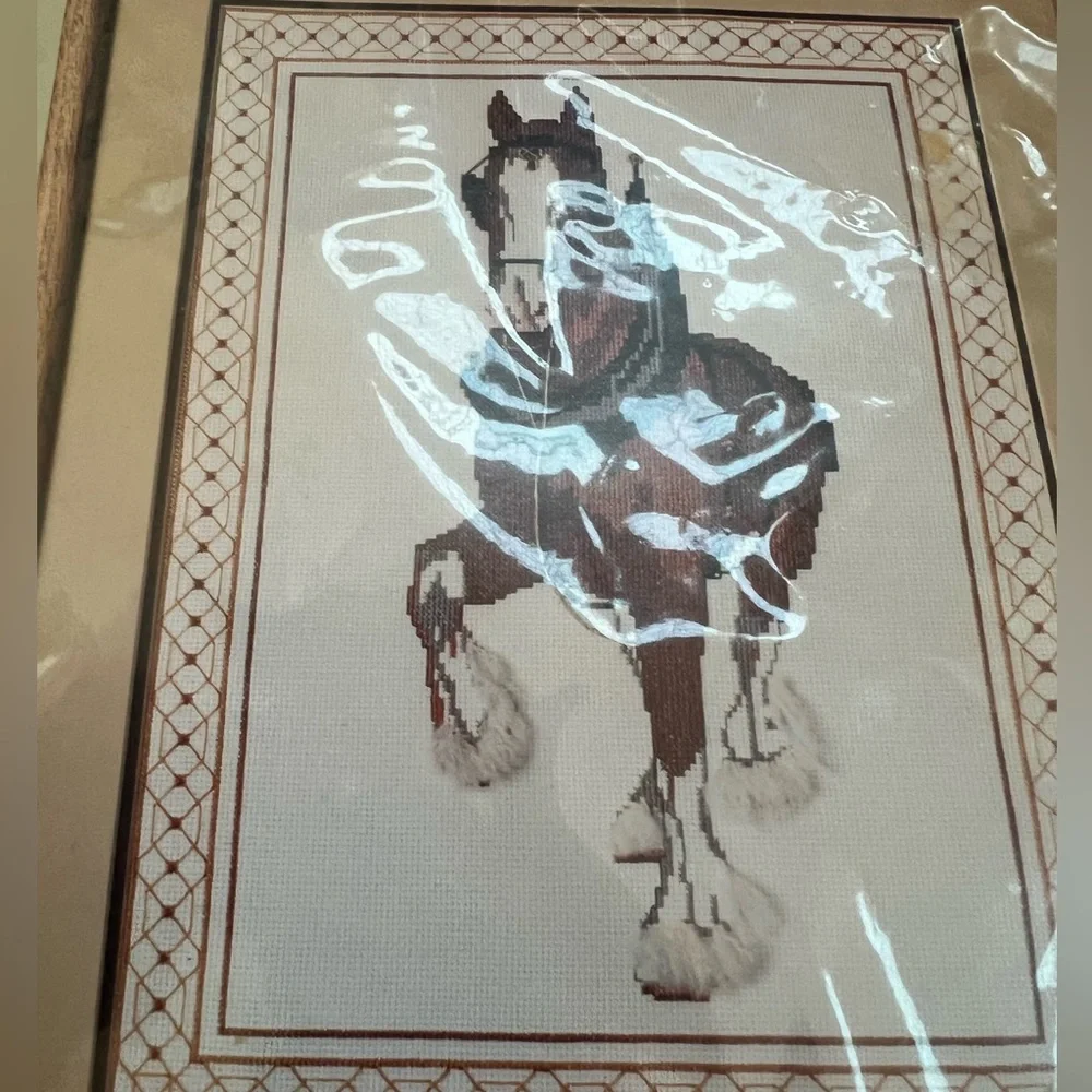 Counted Cross Stitch CLYDESDALE HORSE 50120 Picture Something Special 12